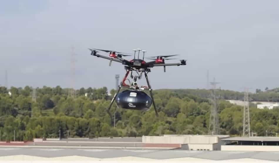 Drone Deliver Package