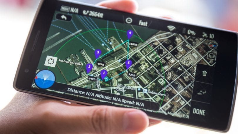 Drone GPS Waypoint Navigation Use