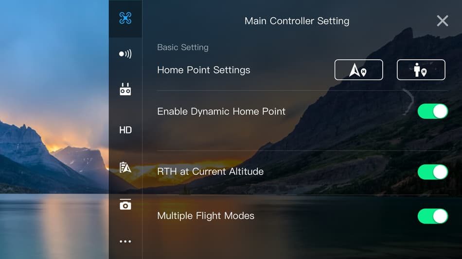 Flight Controlls Flying Over Water Drone Flight Controlls Flying Over Water Drone