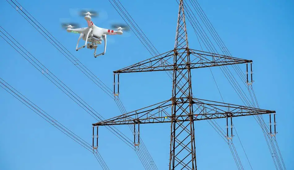 Power Lines Use of Drones