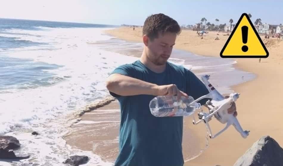 Recovering Drone From Salt Water Recovering Drone From Salt Water