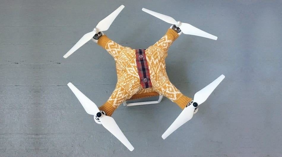 Sweater On The Drone in Winter Sweater On The Drone in Winter