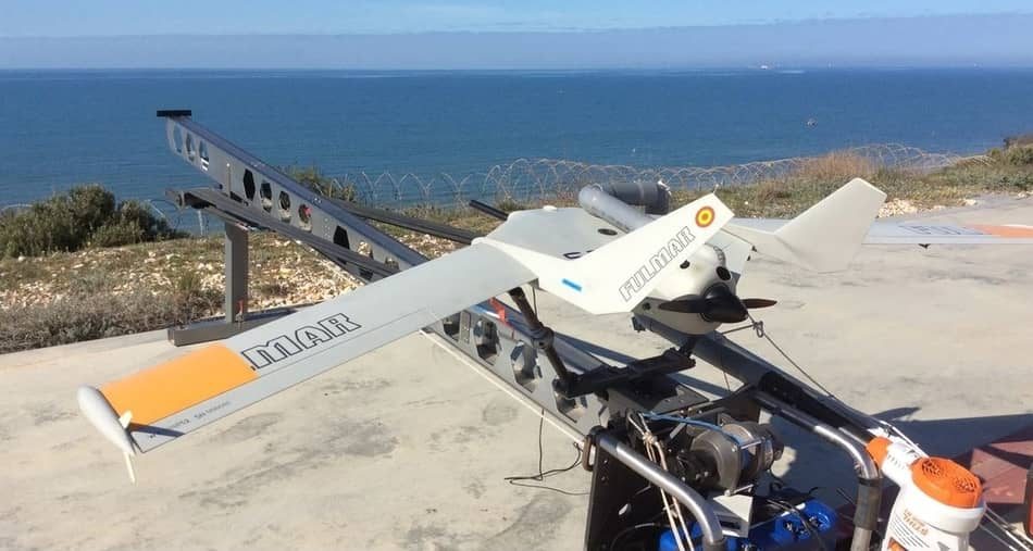 Thales FULMAR fixed wing micro-UAV Military Drone Thales FULMAR fixed wing micro-UAV Military Drone