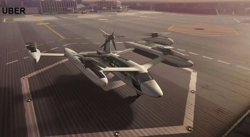 Drone Uber Air Future Transportation