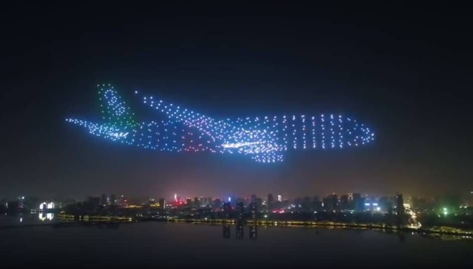 What Is Drone Light Show Drone Display